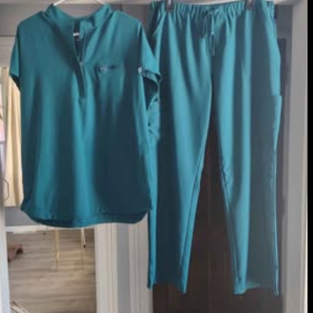 Teal Women's Pants & Top Set